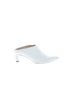 Stuart Weitzman 100% Leather White Mule/Clog Size 9 - photo 1
