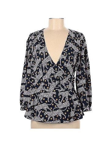 Kate Spade New York Panther Dot 3/4 Sleeve Blouse (view 1)