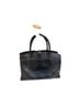 Coach 100% Leather Stripes Checkered-gingham Black Blue Shoulder Bag One size - photo 2