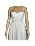 BHLDN 100% Polyester White Cocktail Dress Size 2 - photo 9