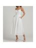 BHLDN 100% Polyester White Cocktail Dress Size 2 - photo 4