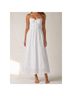BHLDN 100% Polyester White Cocktail Dress Size 2 - photo 3