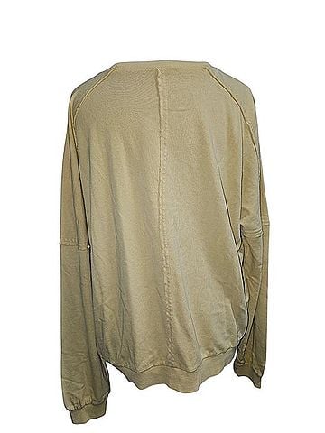 Easel Patchwork Appliaue Butterflt Crew Pullover Long Sleeve T-Shirt (view 2)