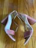 Francesca's 100% Velvet Pink Heels Size 10 - photo 8