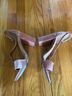 Francesca's 100% Velvet Pink Heels Size 10 - photo 5