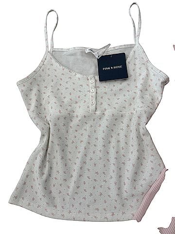 Pink Rose Tank Top (view 2)