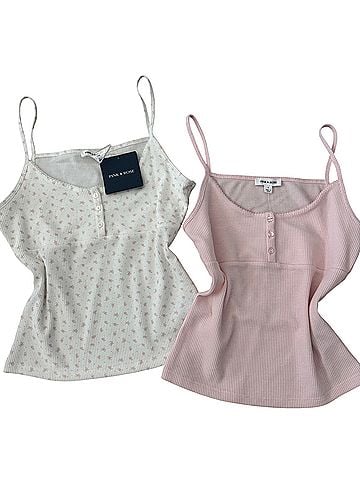 Pink Rose Tank Top (view 1)