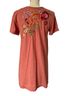 Johnny Was Red Orange Short Sleeve Blouse Size S - photo 2