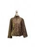 Anage 100% Silk Brown Jacket Size L - photo 3