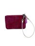 Coach 100% Suede Pink Leather Wristlet One size - photo 2