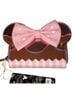 Loungefly Stripes Pink Brown Makeup Bag One size - photo 1