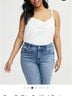 Torrid 100% Polyester Solid White Tank Top Size 2X - photo 5