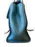 BCBGMAXAZRIA 100% Leather Teal Green Gold Leather Satchel One size - photo 7