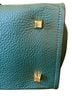 BCBGMAXAZRIA 100% Leather Teal Green Gold Leather Satchel One size - photo 9