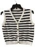 Shein Stripes Black White Sweater Vest Size XS - photo 1