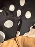 Milly Polka Dots Black White Casual Dress Size 2 - photo 5
