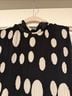 Milly Polka Dots Black White Casual Dress Size 2 - photo 9