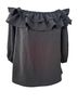 Sam and Jess 100% Polyester Black Long Sleeve Blouse Size XS - photo 1