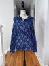 Free People Floral Blue Button-Down Shirt Size S - photo 6