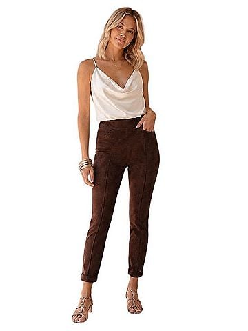 SPANX Spanx Capri Dressy Leggings Leather Pants (view 1)