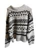Universal Thread Fair Isle Gray Black Pullover Sweater Size XXL - photo 2