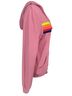 Aviator Nation Stripes Solid Pink Jacket Size S - photo 7