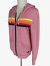 Aviator Nation Stripes Solid Pink Jacket Size S - photo 6