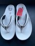 Nike 100% Acrylic Solid Black Ivory Sandals Size 9 - photo 11