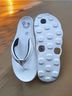 Nike 100% Acrylic Solid Black Ivory Sandals Size 9 - photo 9