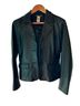 Guess Jeans 100% Leather Black Leather Jacket Size L - photo 1