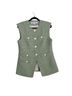 Veronica Beard Green White Vest Size 10 - photo 1