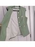 Veronica Beard Green White Vest Size 10 - photo 3