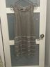 Max Studio Stripes Silver Cocktail Dress Size L - photo 9