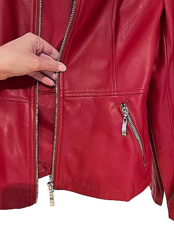Zara Faux Leather Jacket (view 2)