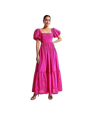 Abercrombie & Fitch Emerson Drama Bow-Back Casual Dress (view 1)
