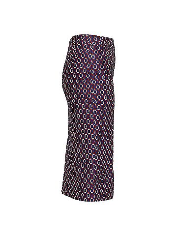 HUGO BOSS Hugo Boss Patterned Knee-Length Pencil Skirt in Multicolor Polyester (view 2)