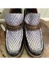 Freebird 100% Leather Animal Print Black Purple Heels Size 10 - photo 4