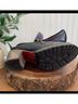 Freebird 100% Leather Animal Print Black Purple Heels Size 10 - photo 7