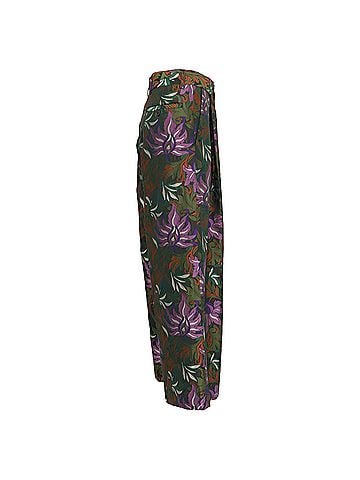 Dries Van Noten Dries Van Noten Printed Wide Leg Trousers in Multicolor Acetate (view 2)