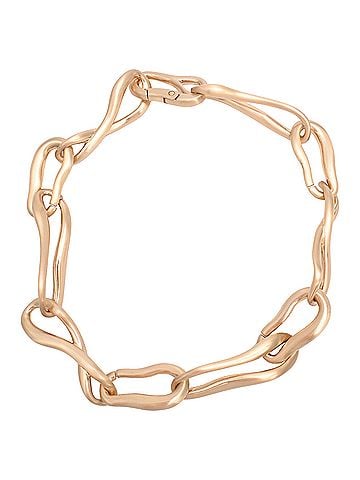 Cult Gaia Cult Gaia Vera Chain Necklace in Gold Brass (view 2)