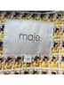 Maje 100% Synthetic Yellow Maje Tweed Pattern Blazer in Yellow Polyester Size 6 - photo 5
