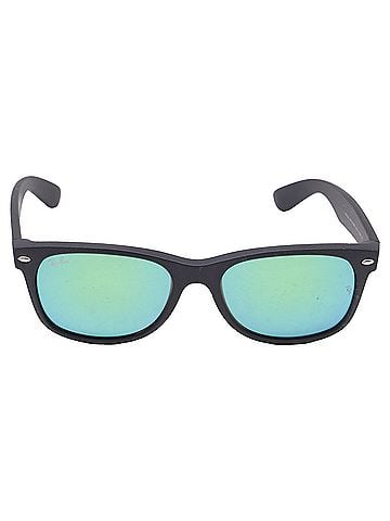 Ray-Ban Ray Ban New Wayfarer Sunglasses in Black Rubber (view 1)