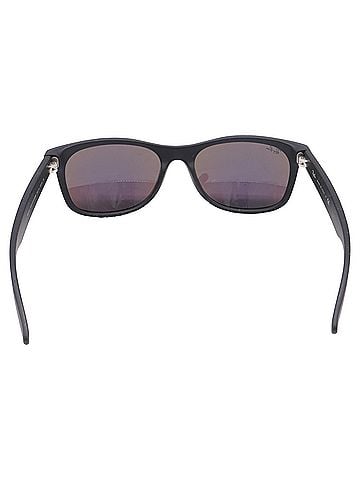Ray-Ban Ray Ban New Wayfarer Sunglasses in Black Rubber (view 2)