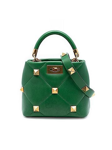 Valentino Small Nappa Roman Stud The Handle Bag (view 1)
