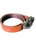 Miss Me 100% Leather Brown Belt Size M - photo 2
