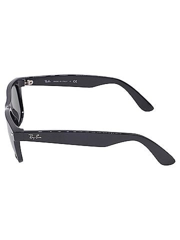 Ray-Ban Ray Ban New Wayfarer Sunglasses in Black Acetate (view 2)