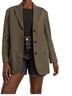 Everlane 60% Lyocell 40% Cotton 100% Recycled Polyester Green Blazer Size 10 - photo 1