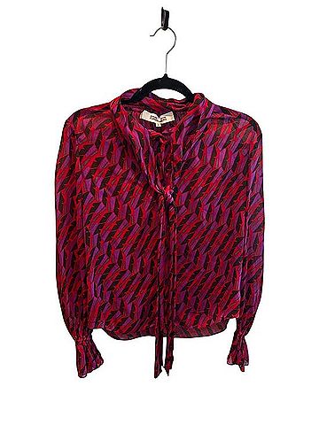 Diane von Furstenberg Tina Long Sleeve T-Shirt (view 2)