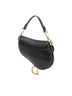 Dior 100% Leather Black Mini Smooth Calfskin Saddle Bag One size - photo 3