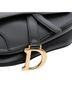 Dior 100% Leather Black Mini Smooth Calfskin Saddle Bag One size - photo 9